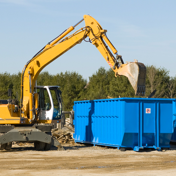 how many times can i have a residential dumpster rental emptied in Turtlepoint PA